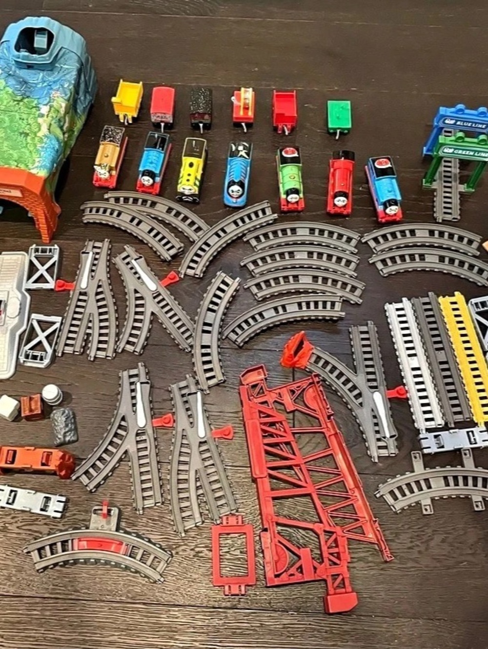Fisher-Price Thomas & Friends Take-n-Play Henry's Tunnel / Track Playset Lot